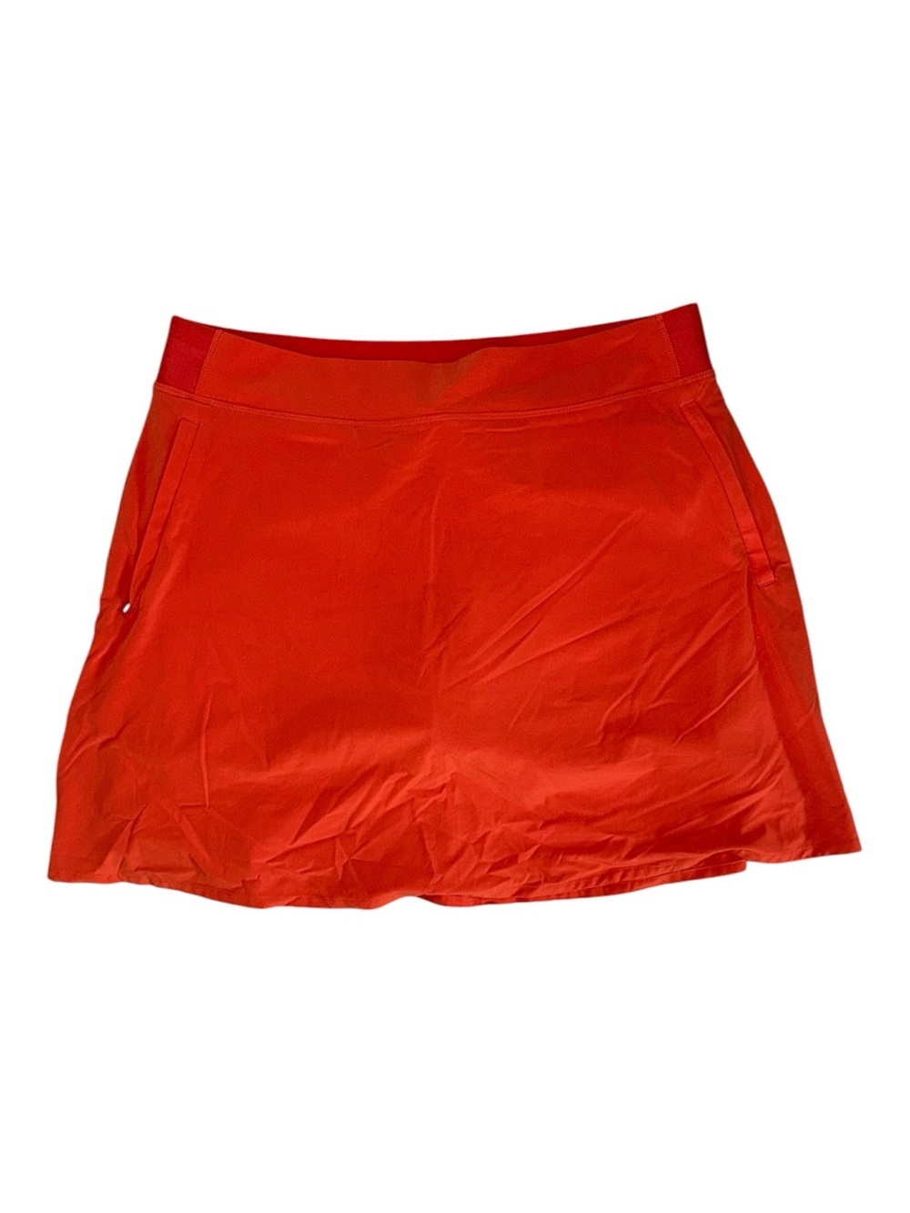 Athleta Bright Red Mini Skort with Contrast Waistband - Picture 3 of 6